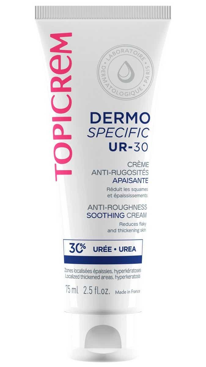 TOPICREM UR 30 SOOTHING ANTI RUGNESS CREAM 30 DURATION BODY FEET AND SCALP ROUGH SKIN 75ML