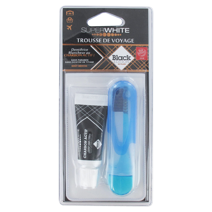 BLACK EDITION TRAVEL KIT WITH BLUE FLUOR 15ML