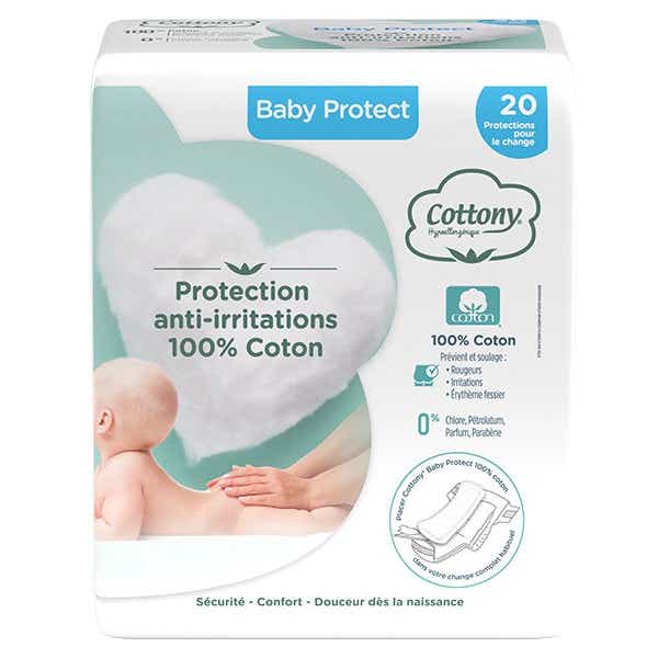 UNYQUE COTTON PROTECT BABY CHANGING PROTECTIONS 24 UNITS