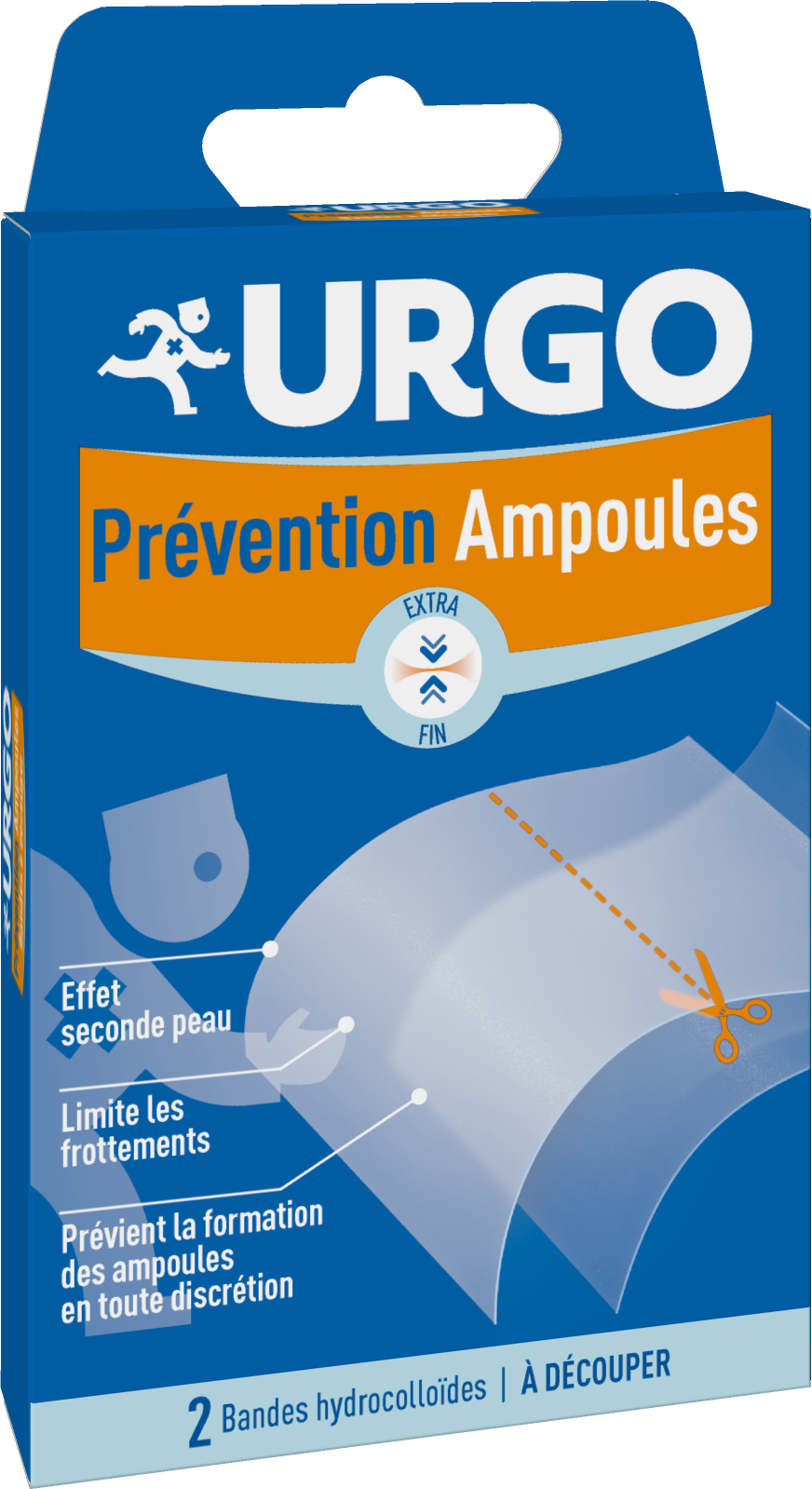 URGO BULBS PREVENTION HYDROCOLLOIDS STRIPS 2 UNITS