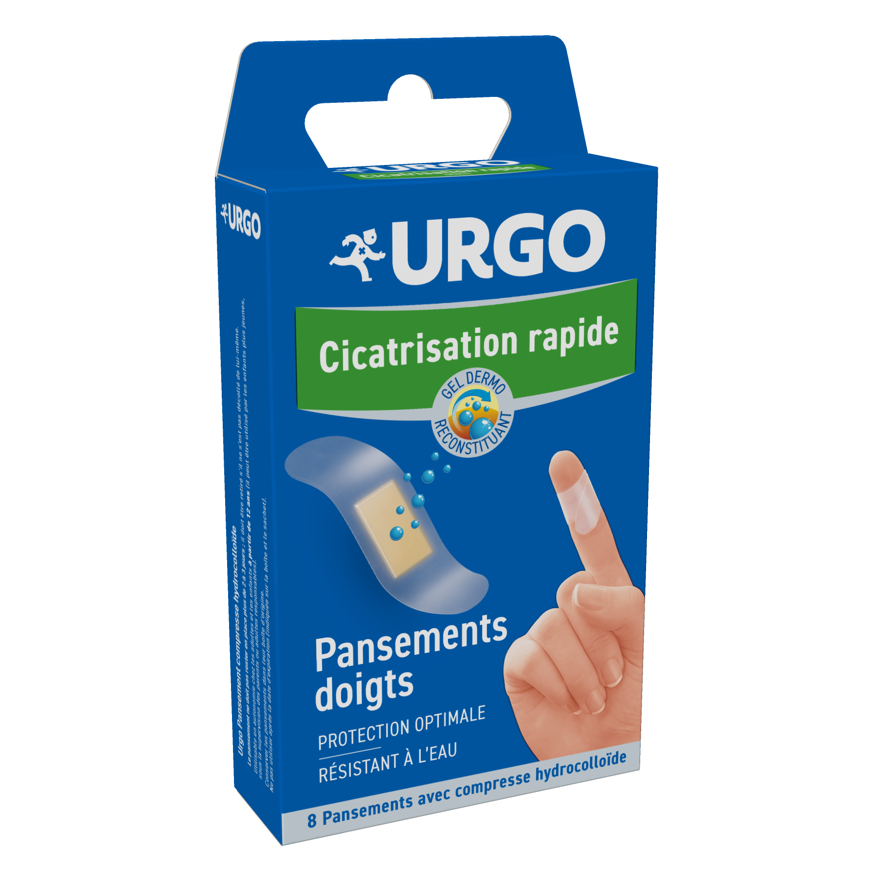 URGO FINGER DRESSING RAPID HEALING 8 UNITS