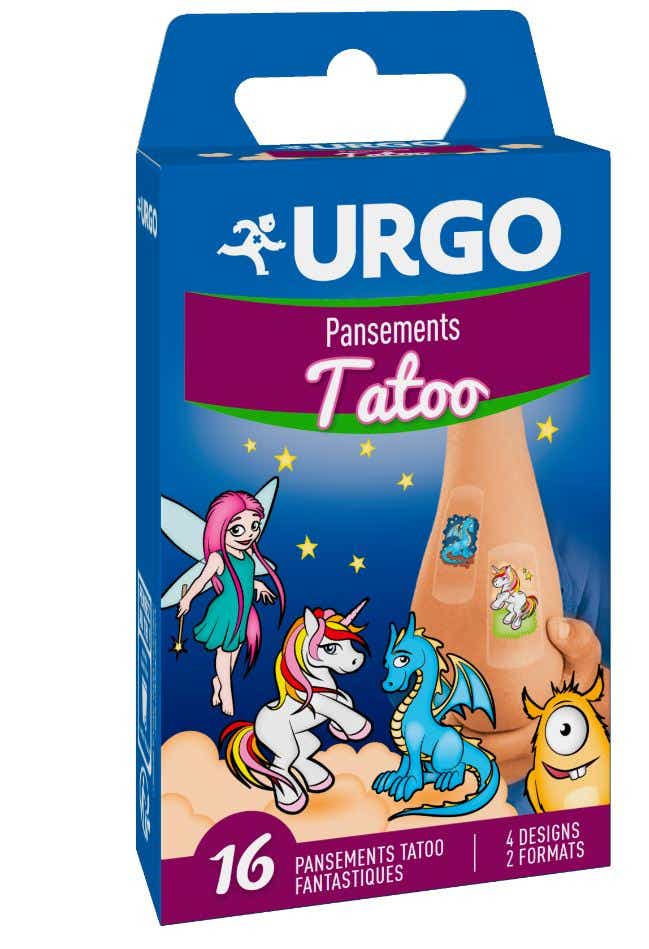 URGO DRESSINGS KIDS TATOO 16 UNITS