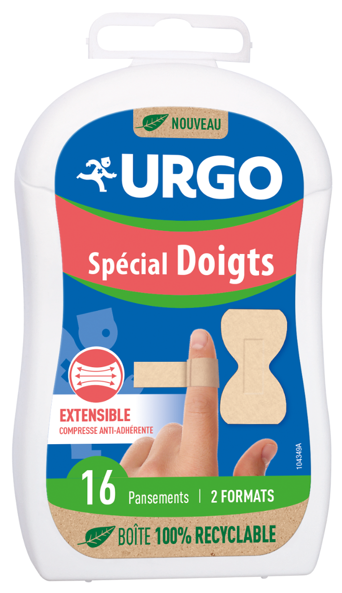 URGO SPECIAL FINGERS 16 DRESSINGS