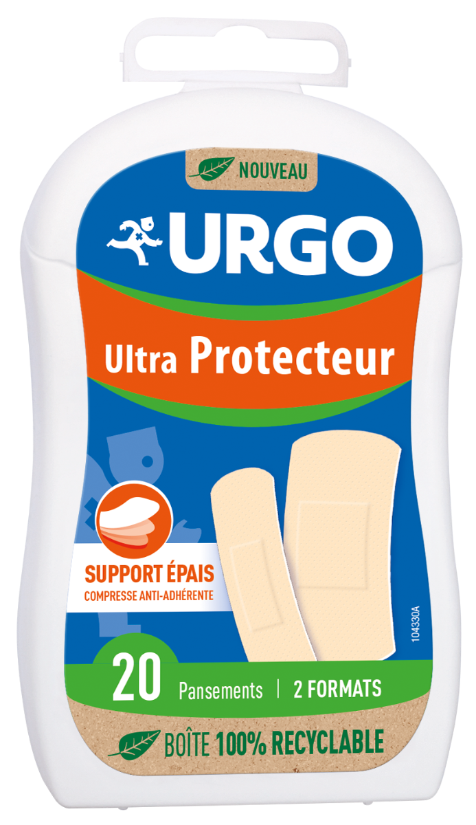 URGO ULTRA PROTECTIVE ANTI SHOCK 20 DRESSINGS