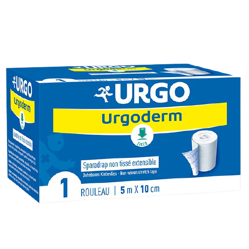 URGO URGODERM EXPANDABLE NON-WOVEN SPARADRAP 1 ROLL 5 MX 10 CM
