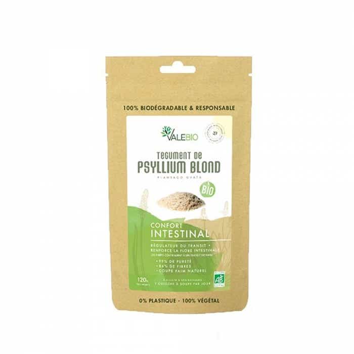 VALEBIO ORGANIC BLOND PSYLLIUM TEGUMENT 120GR