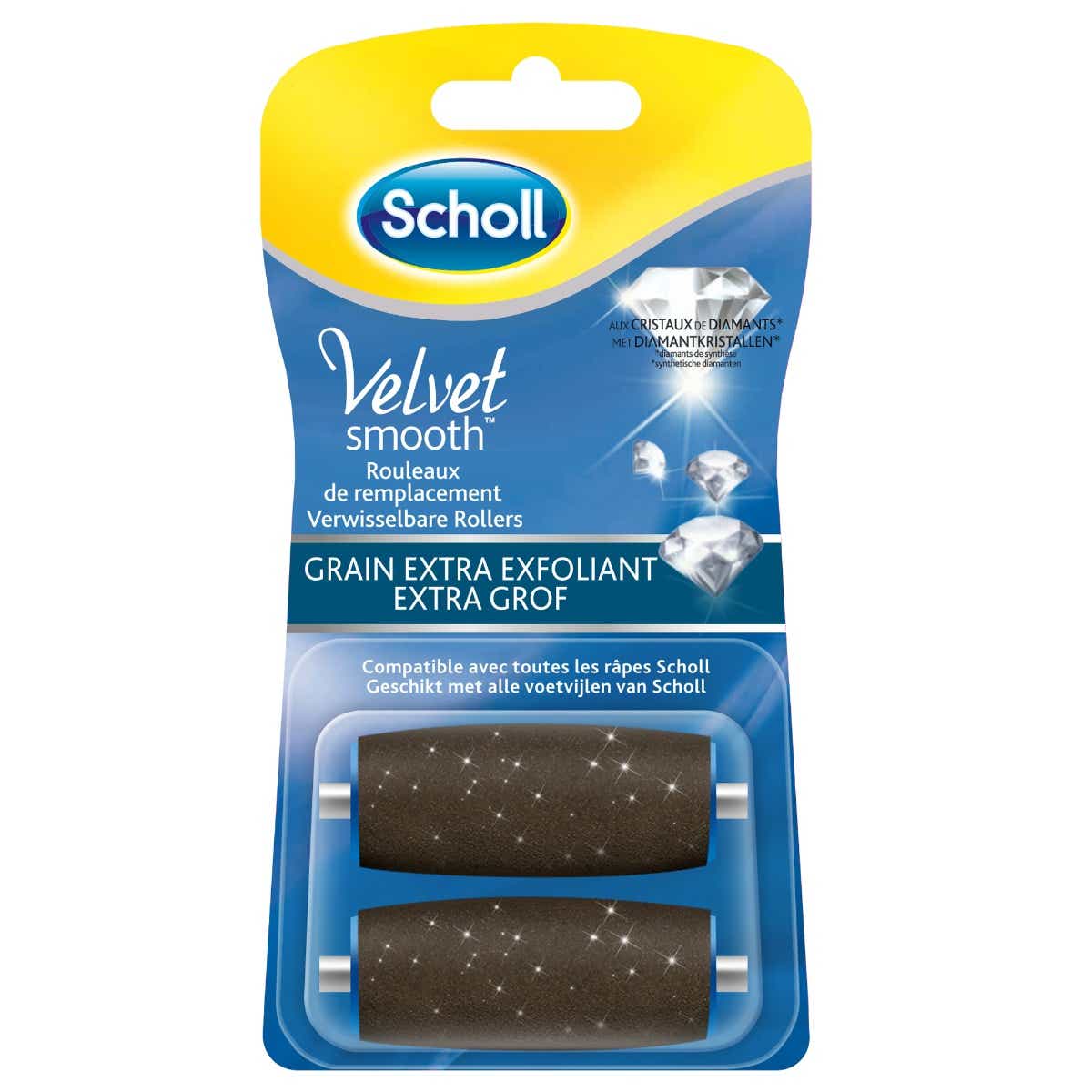 VELVET SMOOTH EXPRESS PEDI RECHARGE ROLLS 2 UNITS