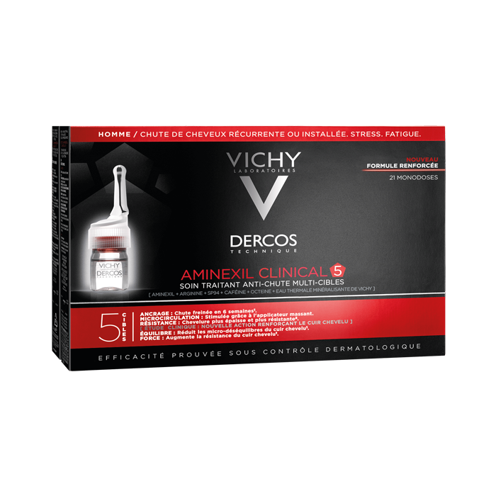 VICHY DERCOS AMINEXIL CLINICAL 5 MEN 21X6ML