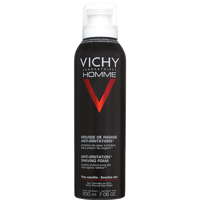 VICHY HOMME ANTI-IRRITATION SHAVING FOAM 200ML