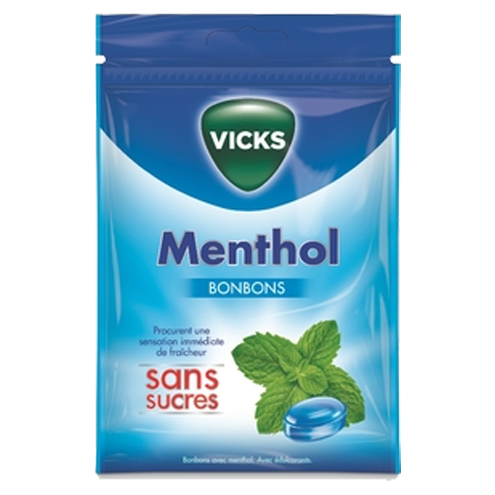 VICKS SUGAR-FREE MENTHOL CANDY 72G