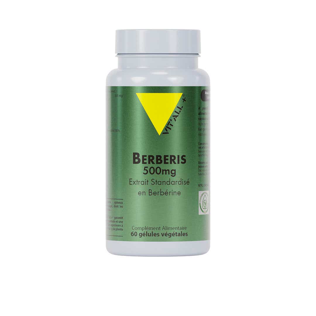 VIT ALL BERBERIS 500MG STANDARDIZED EXTRACT 60 CAPSULES