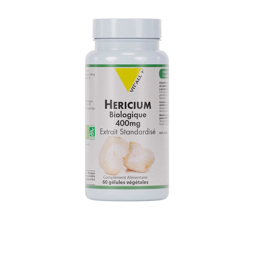 VIT ALL HERICIUM ORGANIC 400MG 60 CAPSULES