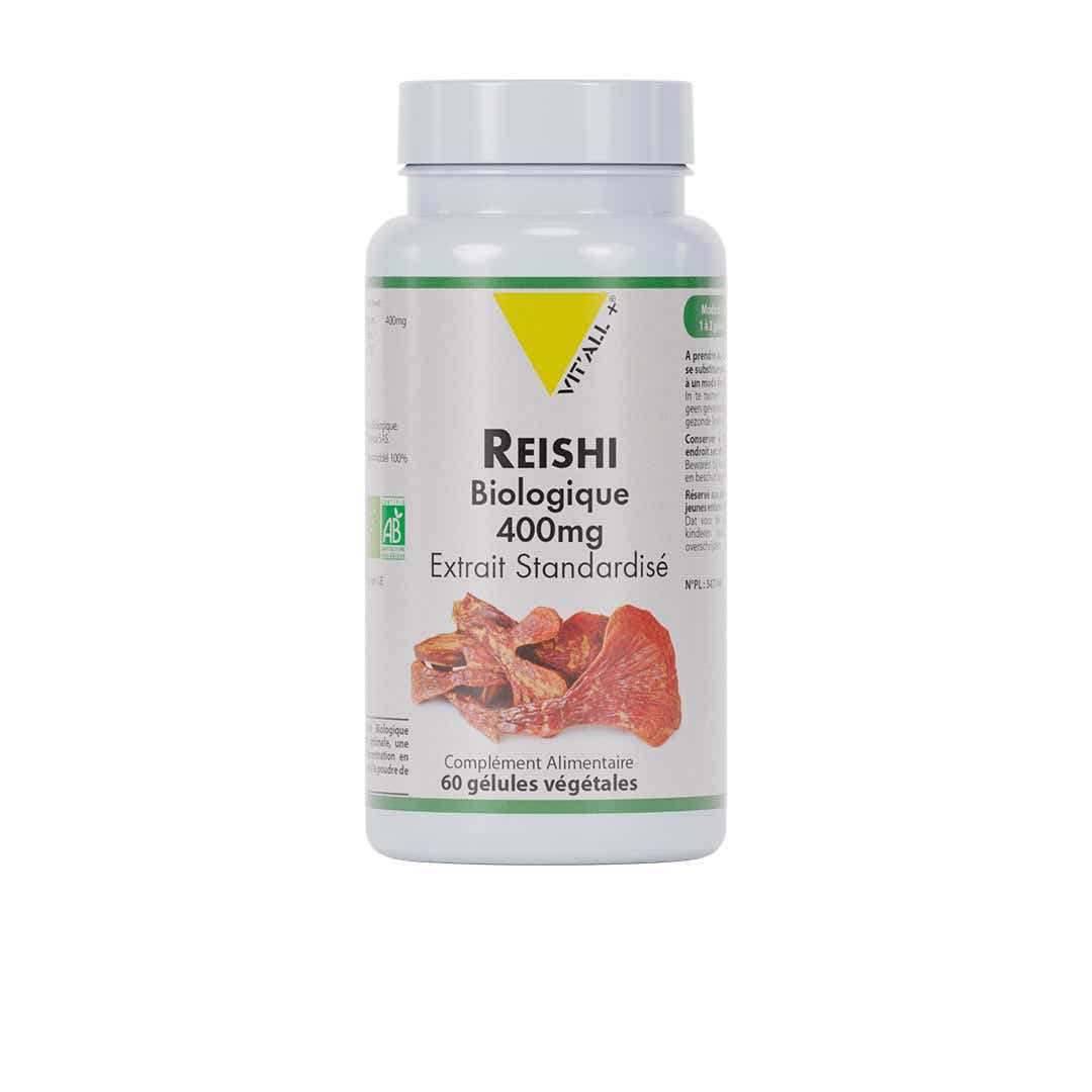 VIT ALL REISHI ORGANIC 400MG 60 VEGETABLE CAPSULES