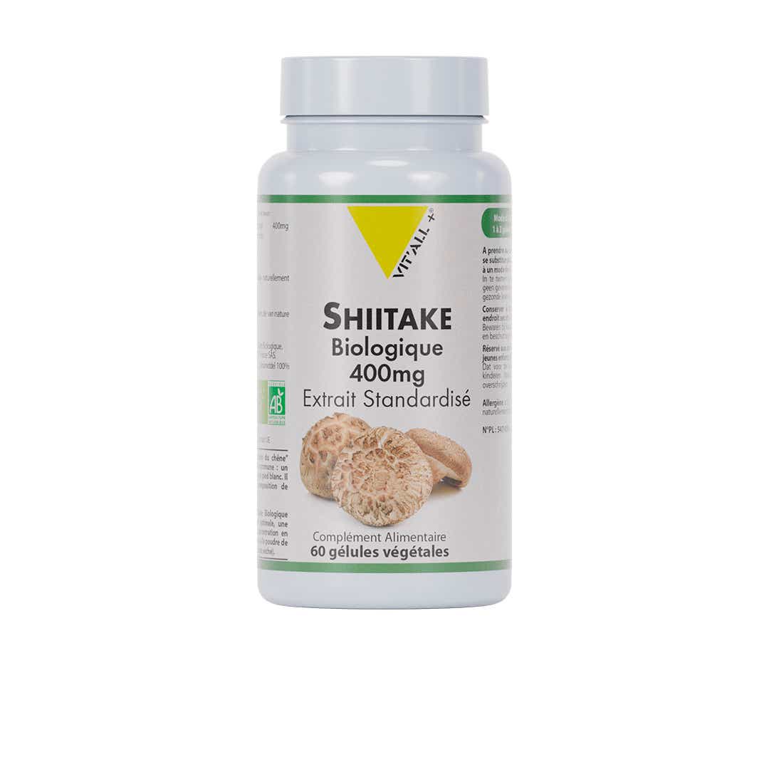 VIT ALL SHIITAKE 400MG ORGANIC 60 CAPSULES