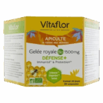 VITAFLOR APICULTE ORGANIC ROYAL JELLY 1500MG DEFENSE 20 BULBS
