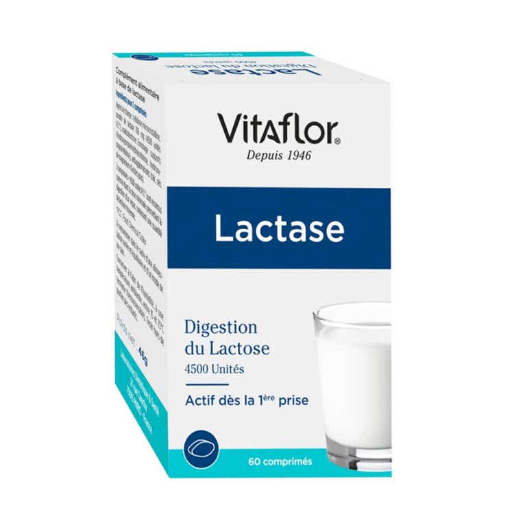 VITAFLORE LACTOSE INTOLERANCE LACTASE 4500FCC 60 TABLETS