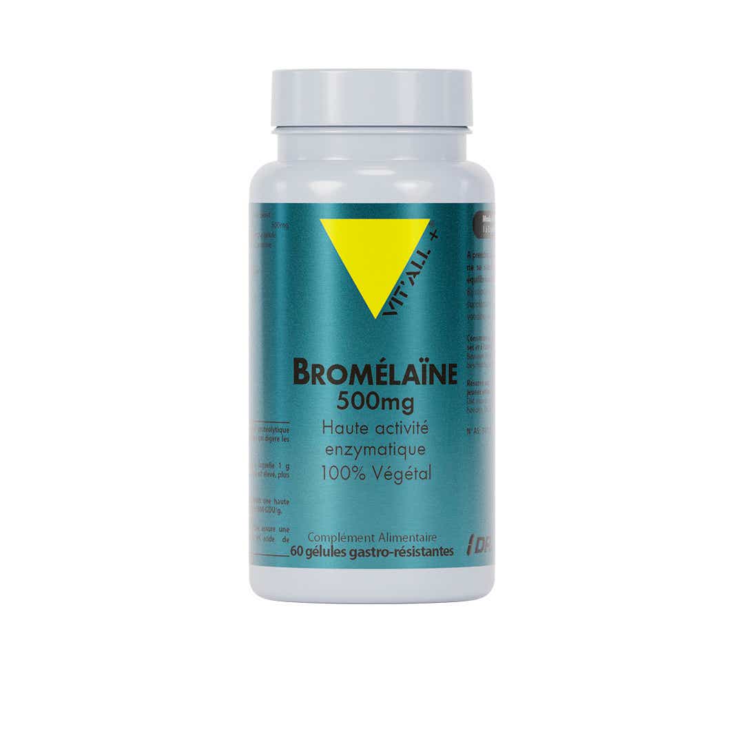 VITALL BROMELAINE 500MG 60 CAPSULES