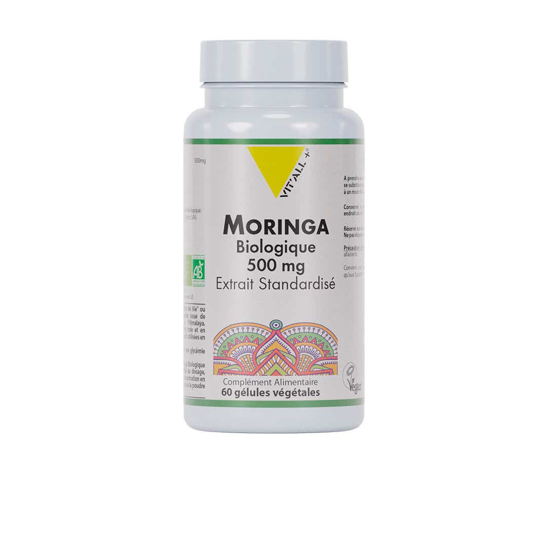 VITALL MORINGA ORGANIC 500MG 60 CAPSULES