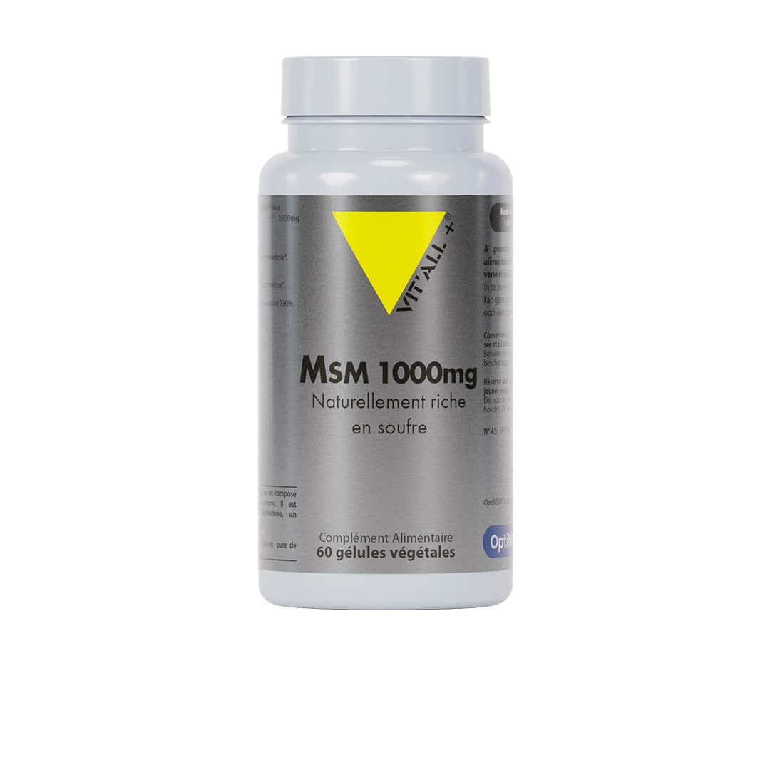 VITALL MSM 1000MG NATURALLY RICH IN SULFUR 60 CAPSULES