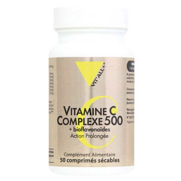 VITALL VITAMIN C 500 BIOFLAVONOIDS 50 TABLETS