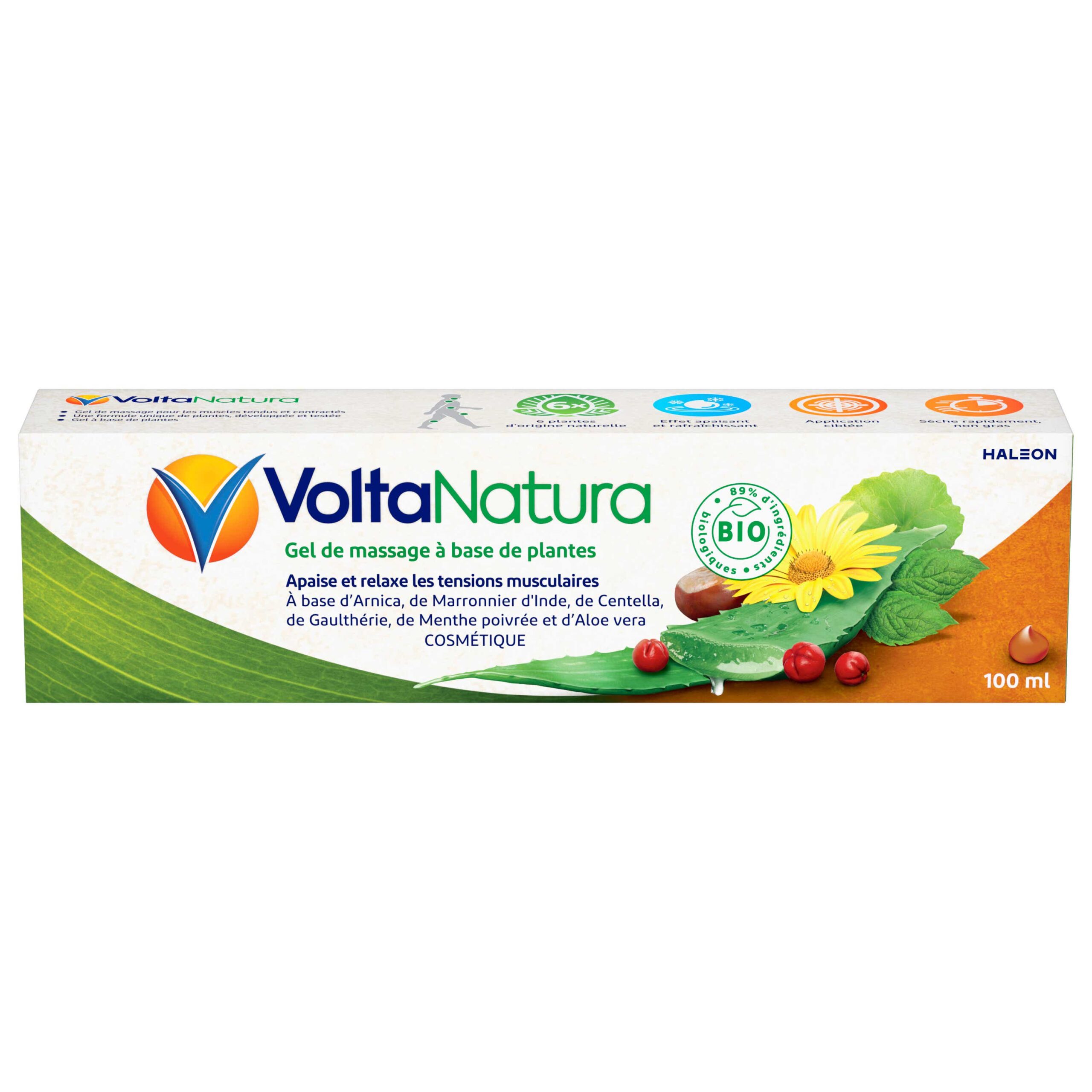 VOLTANATURA ORGANIC HERBAL MASSAGE GEL 100ML