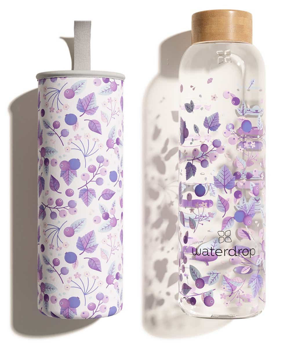 WATERDROP BOOST GLASS BOTTLE 600ML