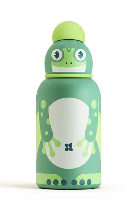 WATERDROP CHILDREN'S STAINLESS STEEL FREDDY THE FROG 400ML