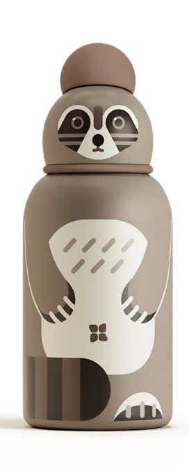 WATERDROP CHILDREN'S STAINLESS STEEL BOTTLE ROXY THE RATON 400ML