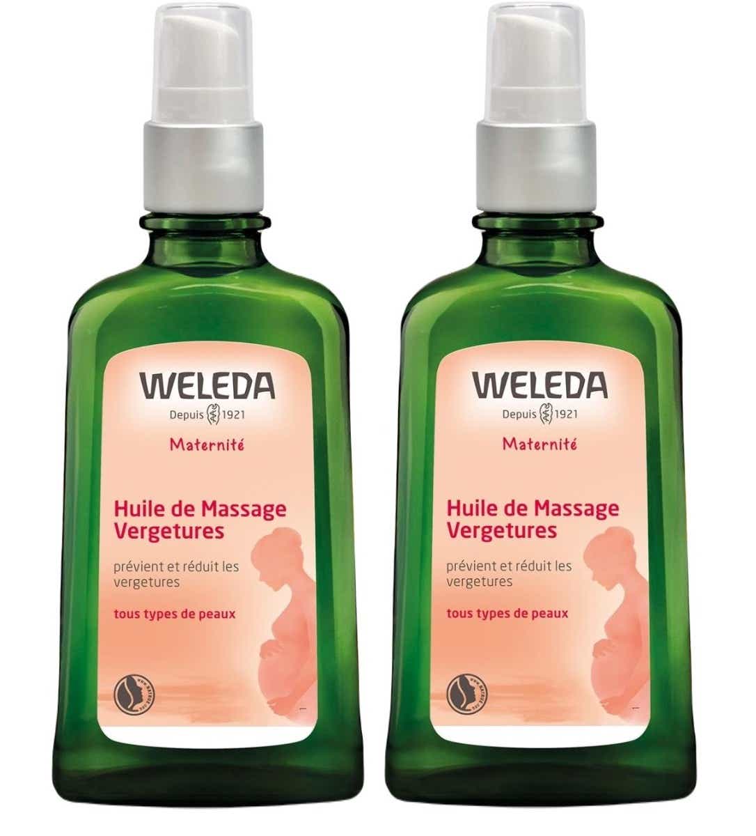 WELEDA STRETCH MARK MASSAGE OIL 2X100ML