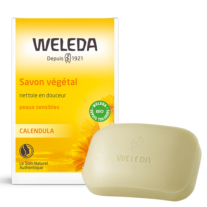 WELEDA VEGETABLE SOAP WITH CALENDULA 100G