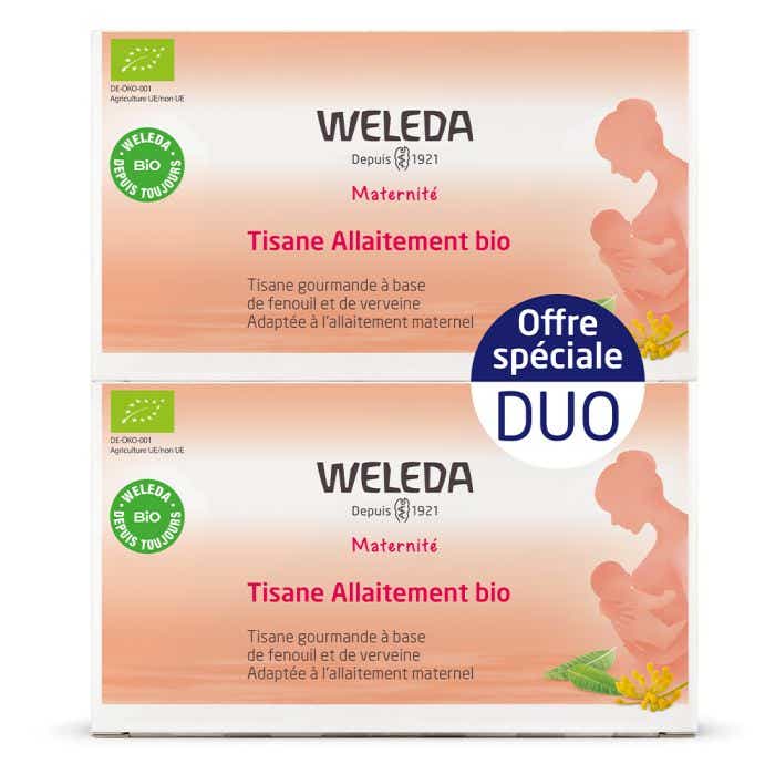 WELEDA DUO BREASTFEEDING TISANE 2 BOXES OF 20 SACHETS