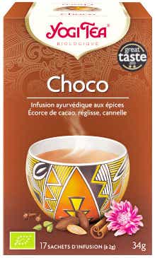 YOGI TEA CHOCO AYURVEDIC INFUSION WITH SPICES 17 BAGS