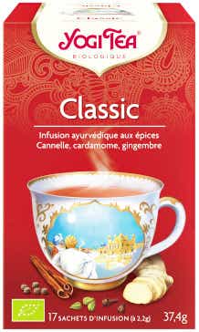 YOGI TEA CLASSIC AYURVEDIC INFUSION WITH SPICES 17 BAGS