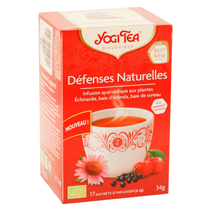 YOGI TEA NATURAL DEFENSES 34G