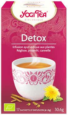YOGI TEA DETOX AYURVEDIC PLANTS INFUSION 17 BAGS