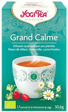 YOGI TEA GRAND CALM AYURVEDIC PLANTS INFUSION 17 BAGS