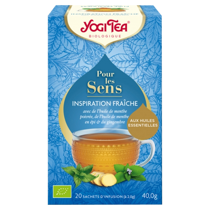 YOGI TEA FOR THE SENSES FRESH INSPIRATION 20 BAGS