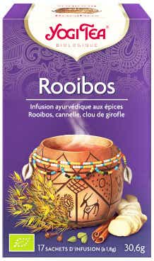 YOGI TEA ROOIBOS AYURVEDIC INFUSION WITH SPICES 17 BAGS