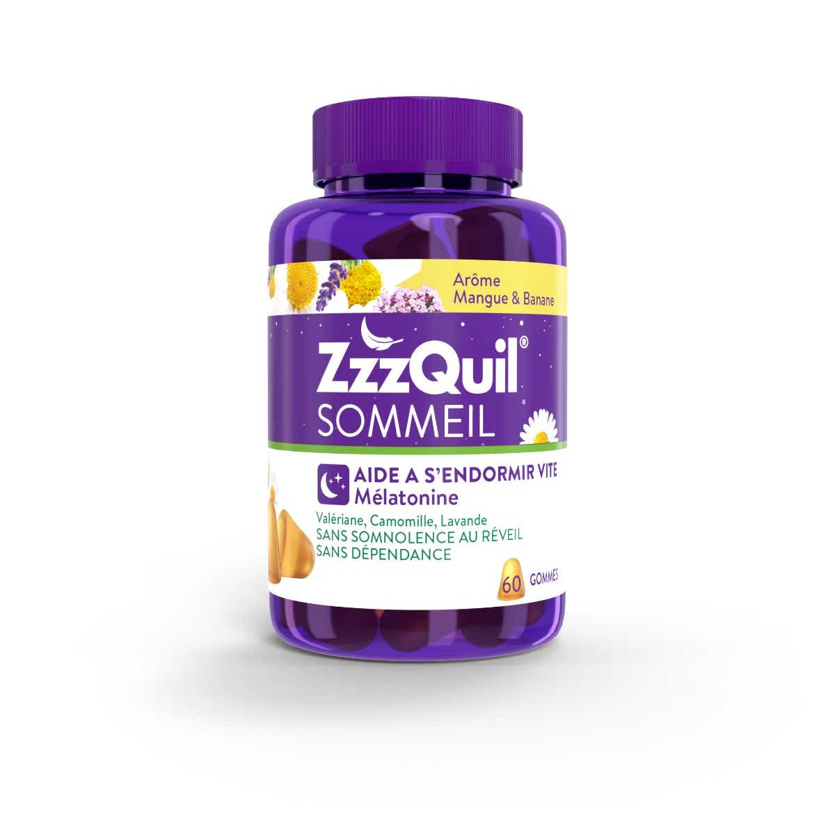 ZZZQUIL SLEEP MANGO AND BANANA 60 CHEWING GUM