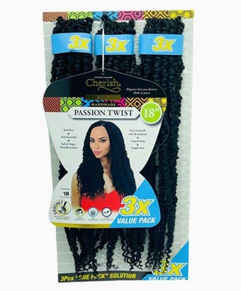 3X VALUE PACK SYN HANDMADE PASSION TWIST BRAIDS 