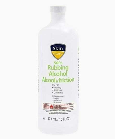50 PERCENT RUBBING ALCOHOL