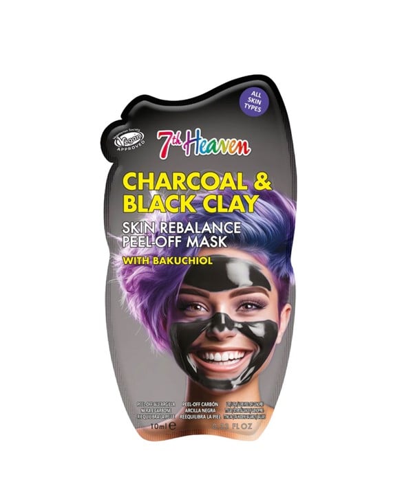 7TH HEAVEN CHARCOAL AND BLACK CLAY SKIN REBALANCE PEEL OFF