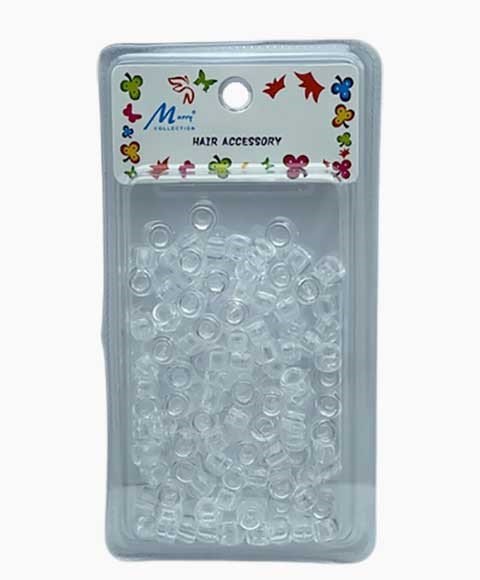 HAIR ACCESSORY BEADS B200 CLEAR 