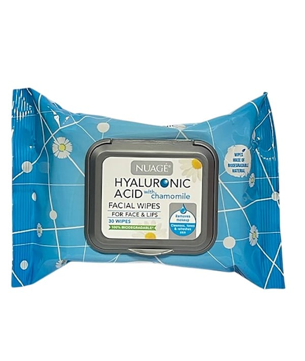 HYALURONIC ACID WITH CHAMOMILE FACIAL WIPES 