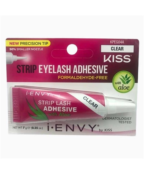 KISS STRIP EYELASH ADHESIVE CLEAR KPEG04A 