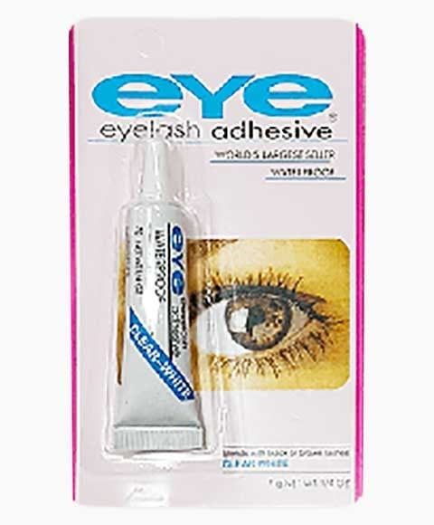 EYE EYELASH ADHESIVE CLEAR WHITE 