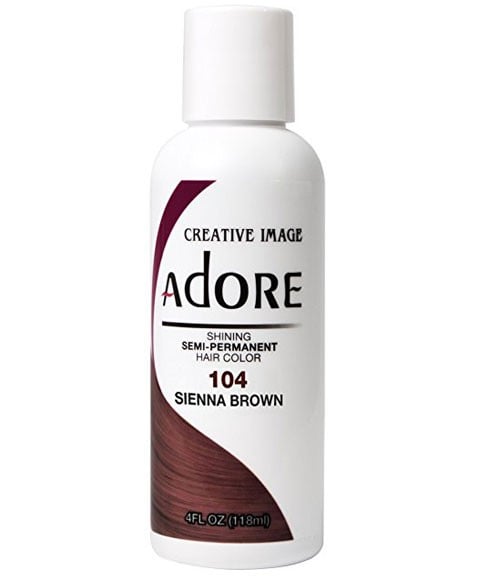 ADORE SHINING SEMI PERMANENT HAIR COLOR SIENNA BROWN 