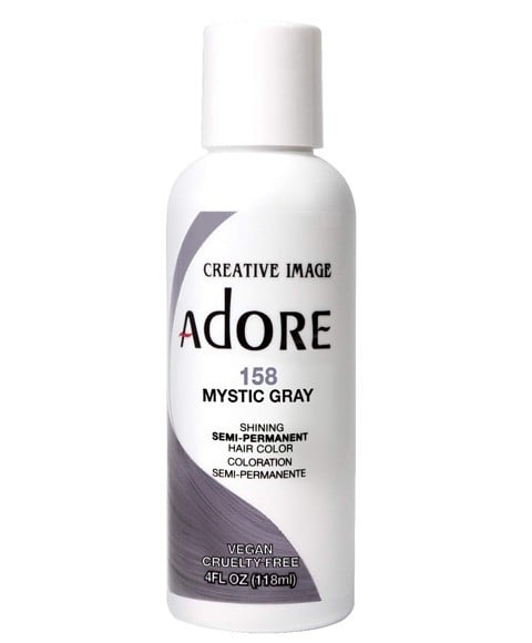 ADORE SHINING SEMI PERMANENT HAIR COLOR MYSTIC GRAY 