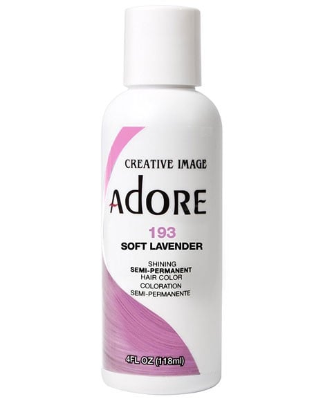 ADORE SHINING SEMI PERMANENT HAIR COLOR SOFT LAVENDER 