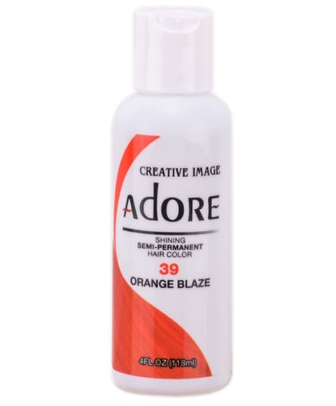 ADORE SHINING SEMI PERMANENT HAIR COLOR ORANGE BLAZE 